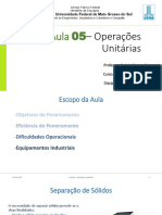 Aula 05 - Operações Unitárias