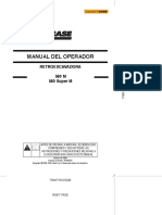 Manual Del Operador: Retroexcavadora 580 M