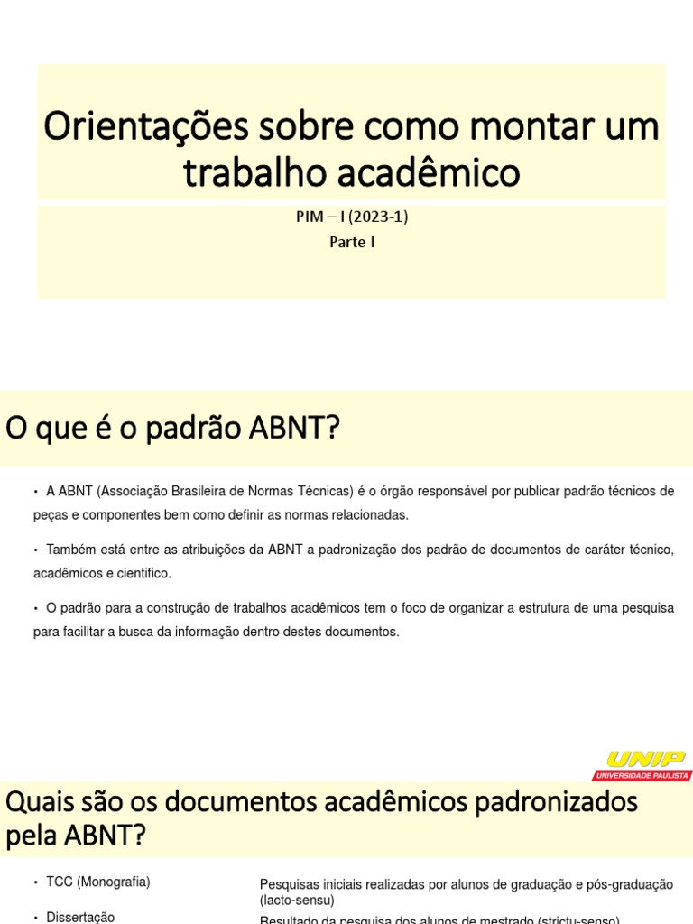 Guia Completo para Trabalhos Acadêmicos ABNT | PDF | Arte