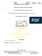 A.Evaluación Diagnóstica de Teorías de La Educación y Aprendizaje I - Luz Alvarenga