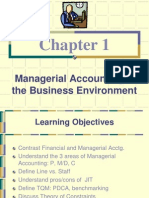Managerial Accounting & The Business Environment