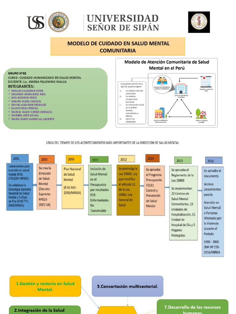 Modelo Cuidado en Salud Mental y Comunitaria (1) - 4 | PDF | Salud ...