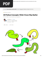 20 Python Concepts I Wish I Knew Way Earlier - by Liu Zuo Lin - Apr, 2023 - Level Up Coding