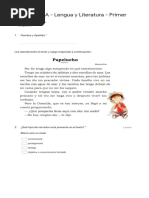 Prueba 7A - Lenguaje - 1er Semestre