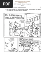 7°A - Unidad 1 - Guia 2 - Comic Minotauro
