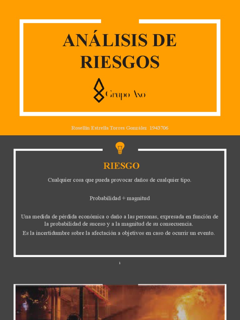 Analisis De Riesgos Torres Gonzalez 1943706 Estrella Torres Pdf