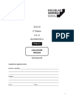 Evaluación 6B OA11-P Estudiante 2022