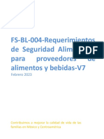 Fs-Bl-005-Requerimientos-De-Seguridad-Alimentaria-Para-Proveedores-De-Alimentos-Y-Bebidas. V7