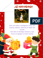 Invitacion Fiesta Navidad Ilustracion Infantil Rojo