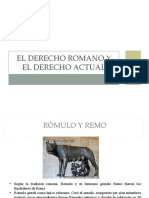 El Derecho Romano y El Derecho Actual