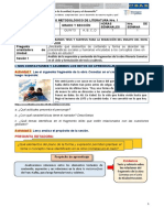 Dmpa Lengua y Literatura I Unidad Quinto