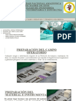 Preparación Del Campo Operatorio y Terminología Médica
