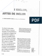 Malosetti Costa-Artes de Excluir, Artes de Incluir