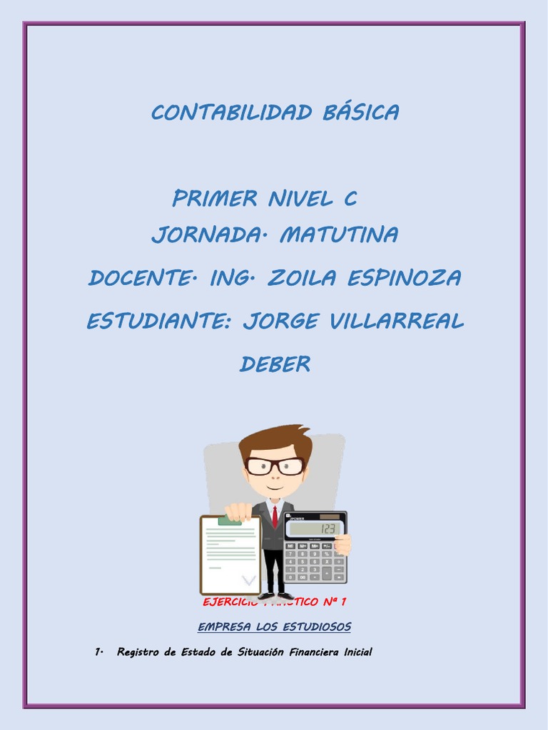 Ejercicios de Contabilidad Básica | PDF | Bancos | Dinero