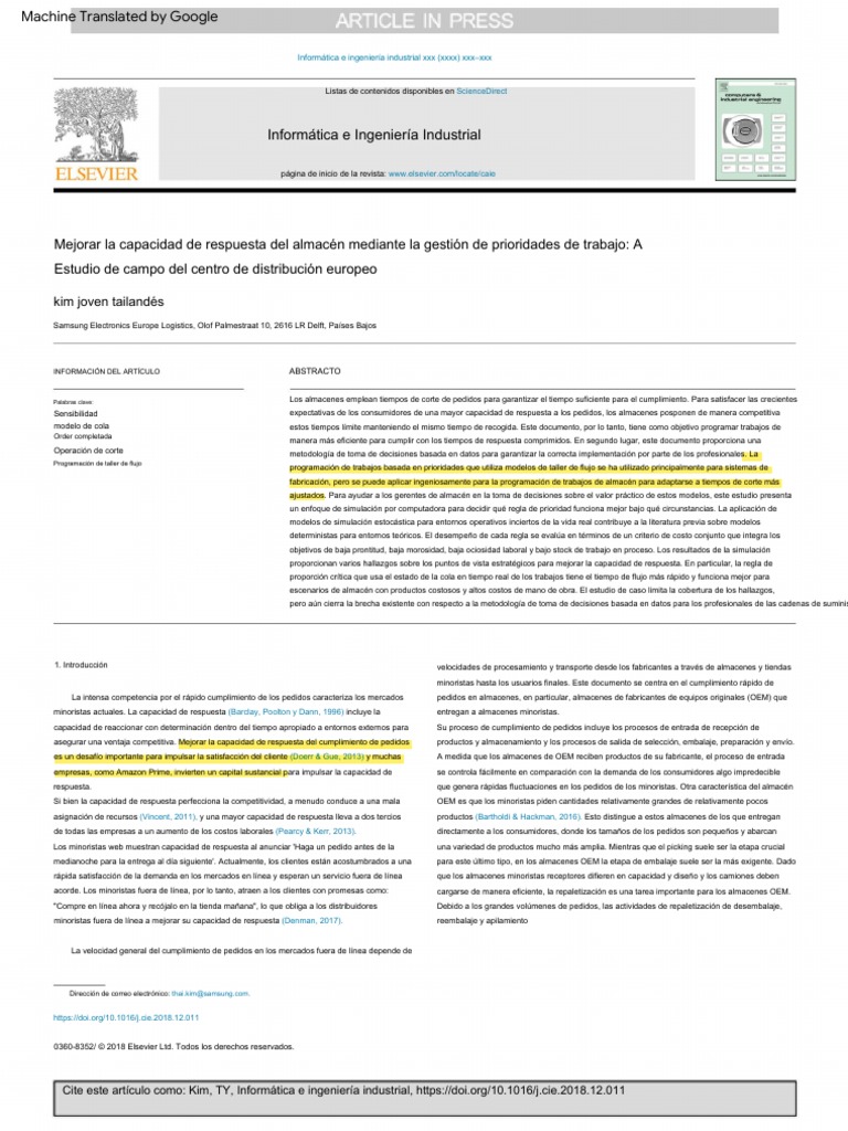13 Improving Warehouse Responsiveness by Job Priority Management A