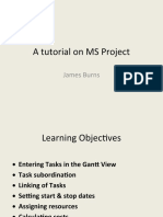 A Tutorial On MS Project