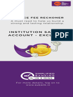Institution Savings Account Exclusive Premium