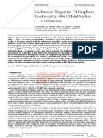 Evaluation On Mechanical Properties of Graphene and S-Glass Reinforced Al-6061 Metal Matrix Composites