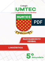 5 - A++ o Razonamiento Verbal - Linguistica - Cam