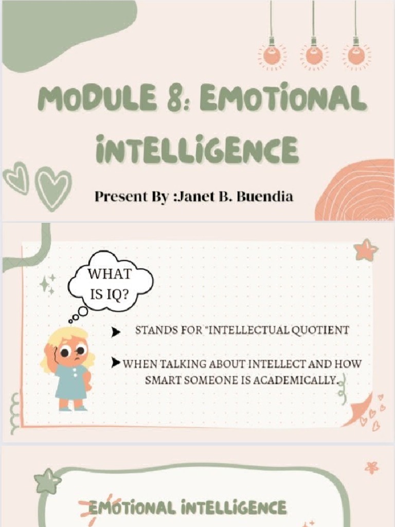 Emotional intelligence pdf