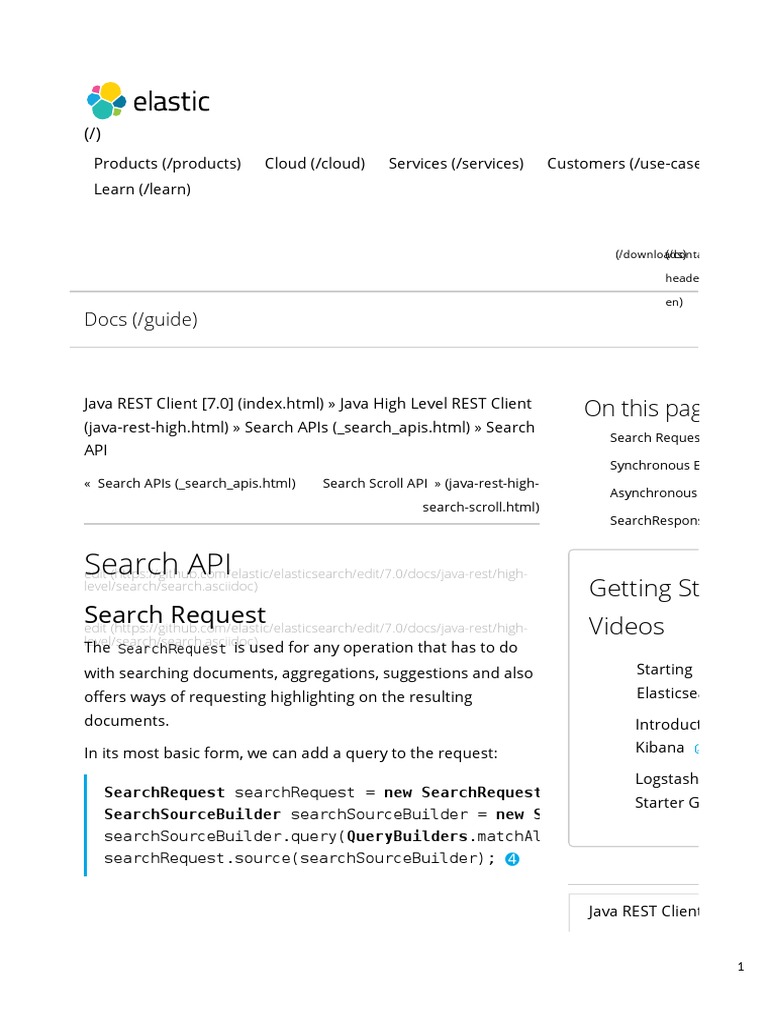 API Elastic Queries PDF