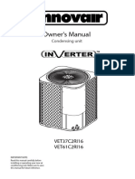 Innovair VET Condenser 16 SEER Owners Manual
