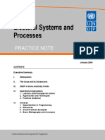 UNDP Practice Note of Electoral Systems and Processes (January 2004)