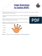 Finger Exercises For Guitar PDF