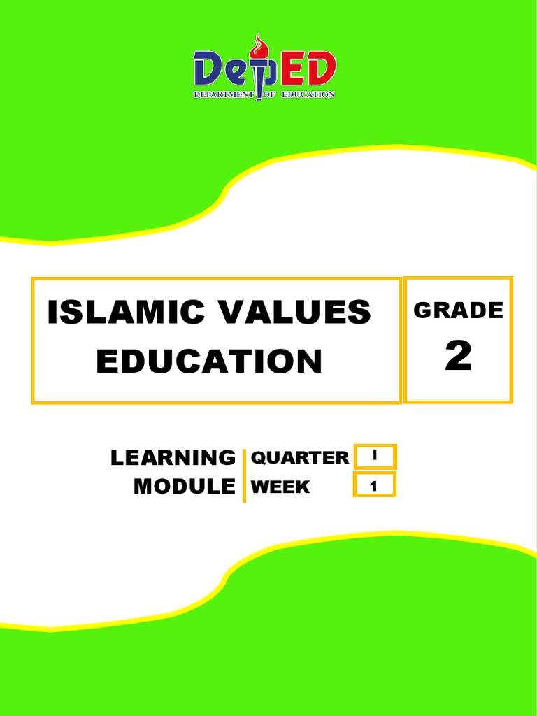Islamic Values Education for Grade 2 | PDF | God In Islam | Allah