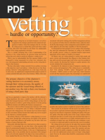 Vetting Hurdle or Opportunities