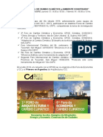 Foro CC & Ambiente Construido 2023