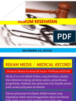 HUKUM KESEHATAN Rekam Medis