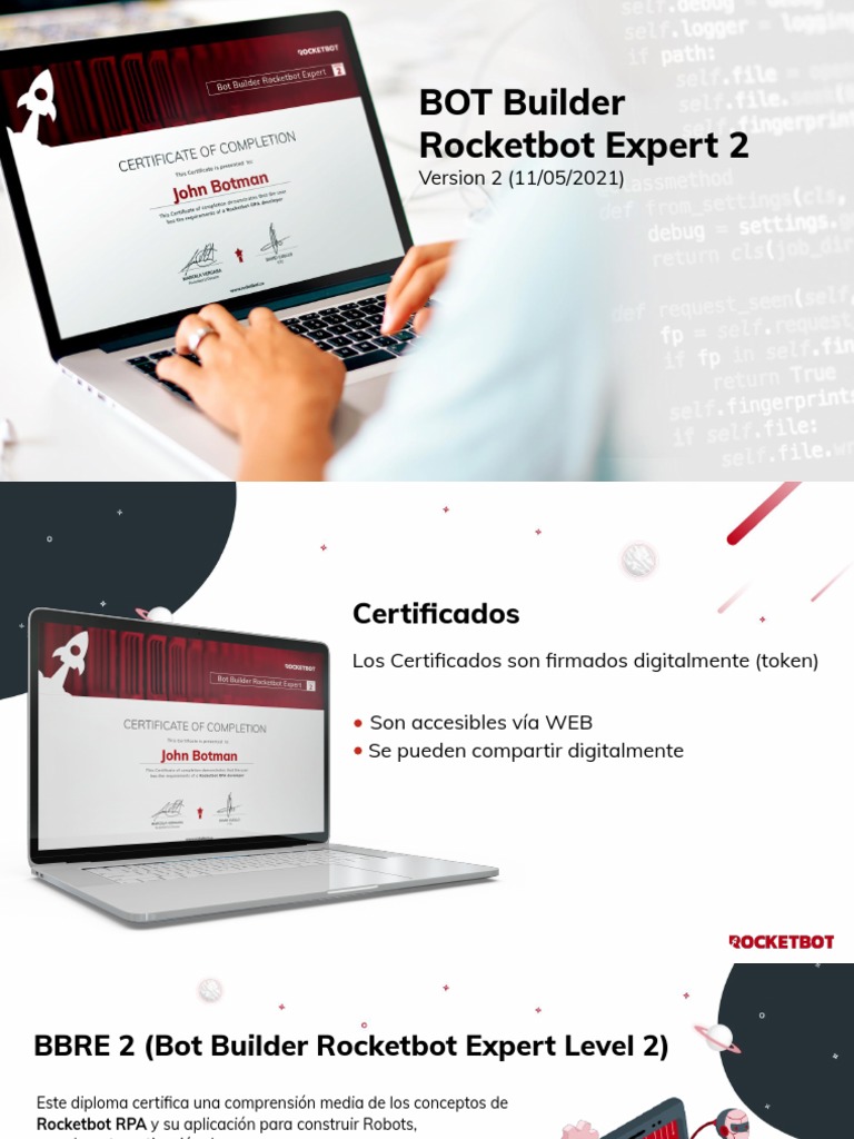 Certificación BBRE 2 en Rocketbot | PDF | Tecnología