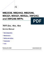 Service Manual Lexmark MX521