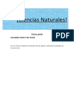 Seres Vivos Ciencias Naturales TERCER GRADO