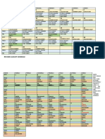 Revised August Schedule