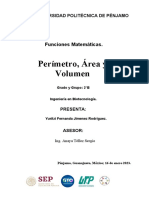 Perimetros, Areas y Volumen