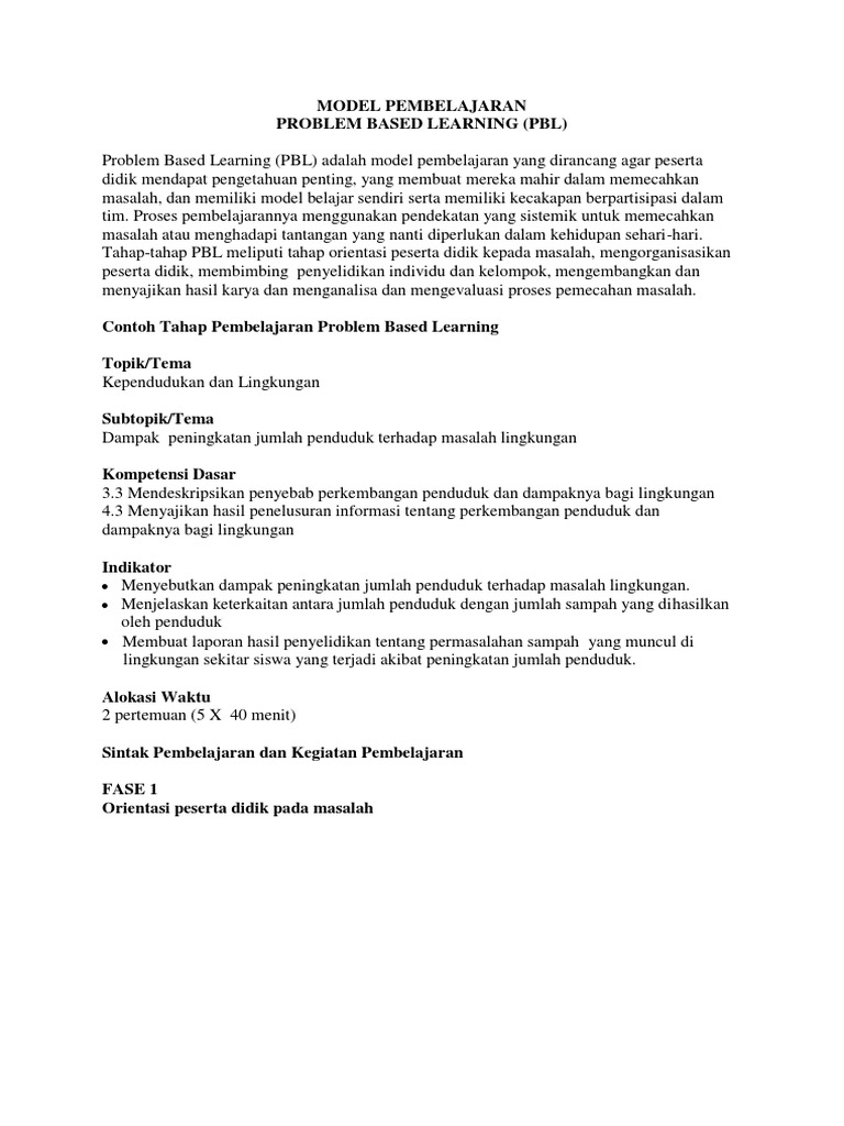 Model pembelajaran pbl copy pdf