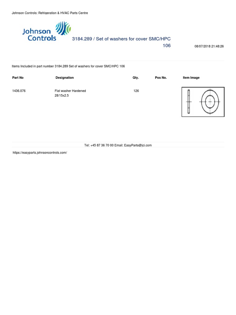3184.289 - Partlist SABROE | PDF