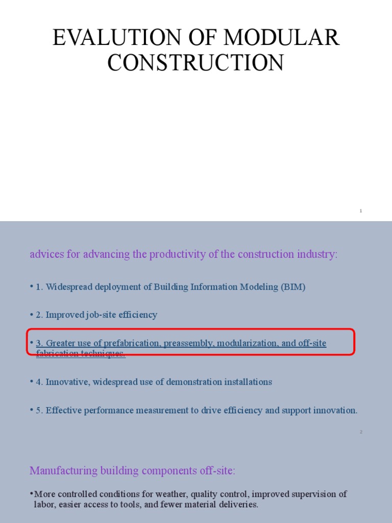 Modular Construction PDF | PDF | Engineering