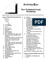 New Testament Greek Answer Key