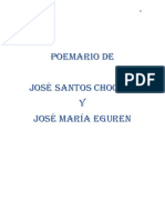 Poemario de José Santos Chocano y Josémaría Eguren