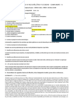 2° Examen Parcial Filosofía Ética y Sociedad Grupo - A