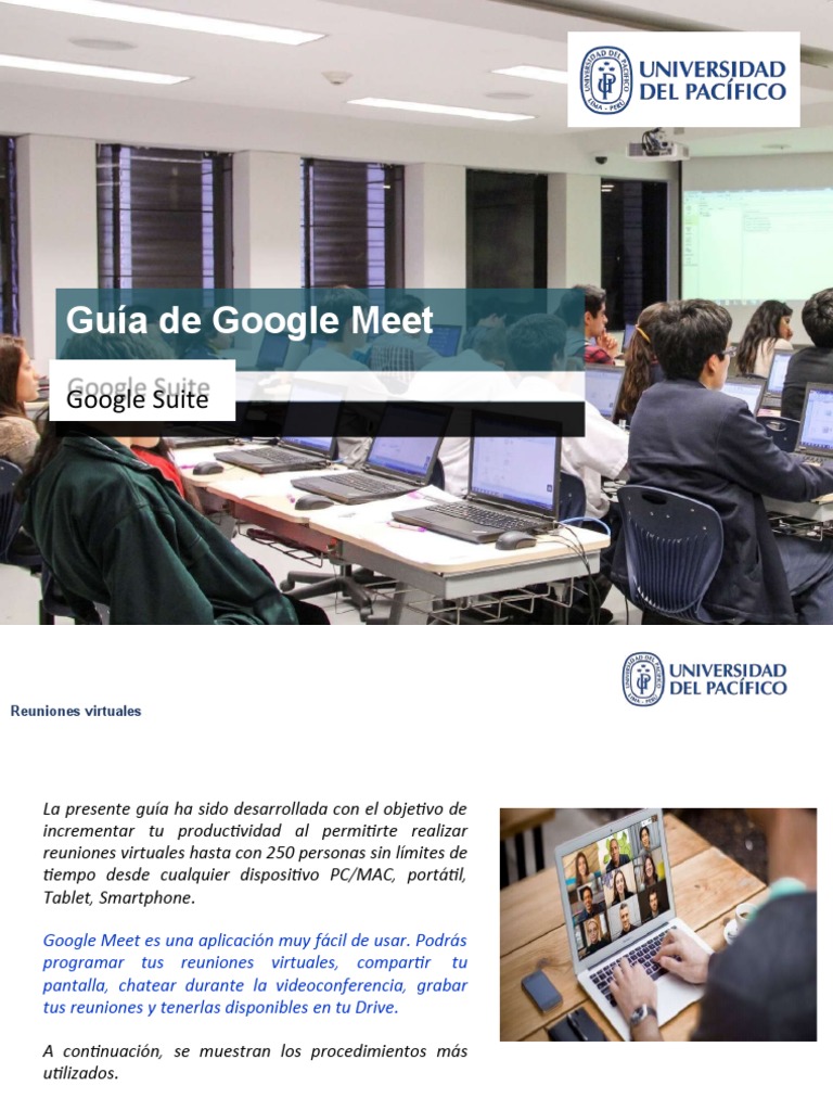 Guia de Google Meet | PDF | Software | Informática