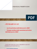 Perbedaan Individual Peserta Didik