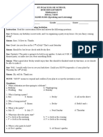 English TERM 2 Additional Final Exam