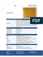 Ficha Tecnica de Pulpa de Lúcuma