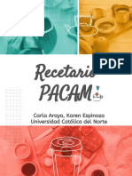 Recetario PACAM, Material A