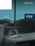 Eltek Multisite Monitor Brochure Screen