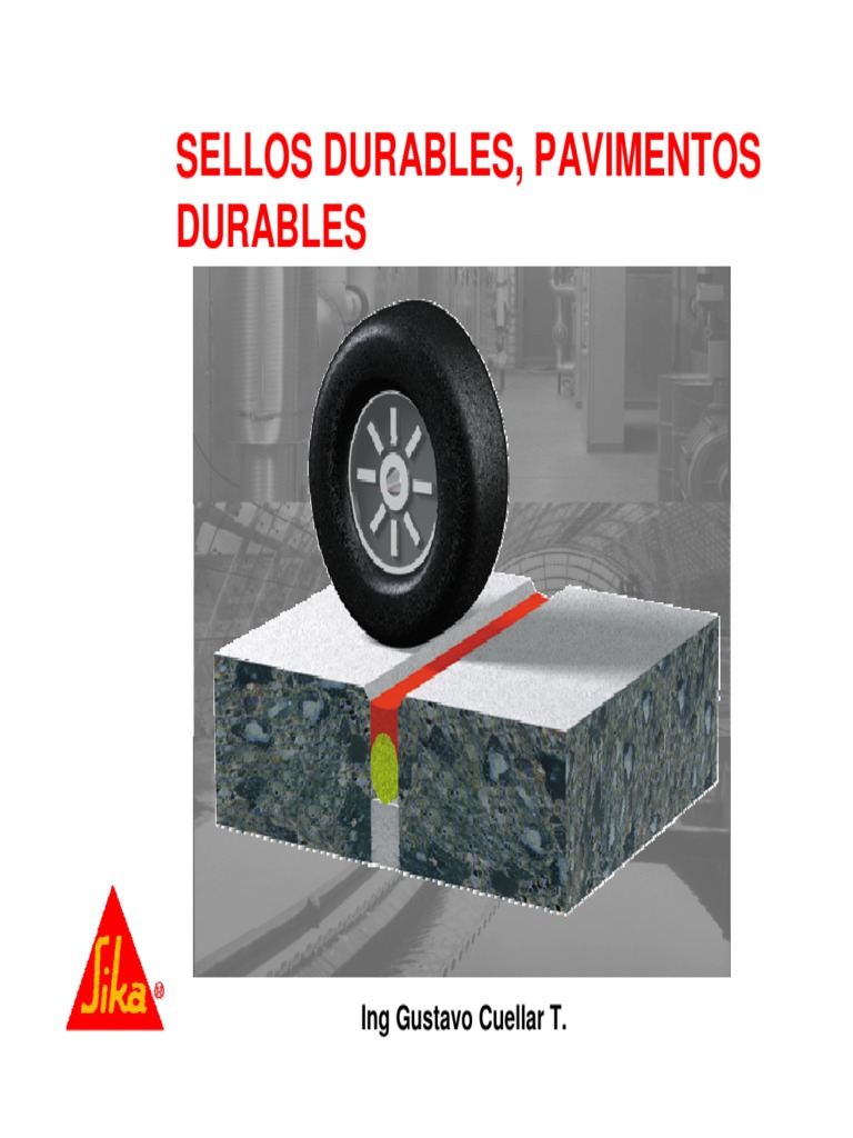 Sellos y Juntas en Pavimentos Durables | PDF | Hormigón | Elasticidad ...